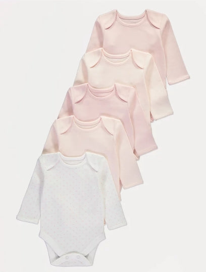 Baby Girl Pink & White Newborn Essential Package