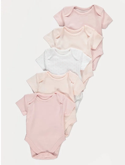 Baby Girl Pink & White Newborn Essential Package